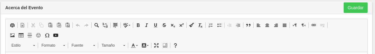 Nuevo editor de texto
