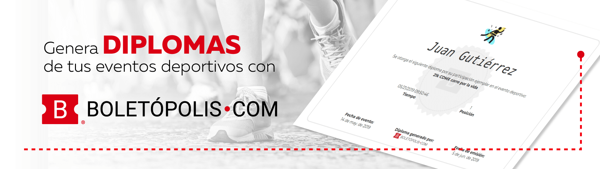 Módulo de Generación de Diplomas a corredores